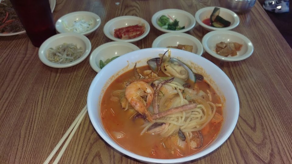 Spicy Seafood Noodle Soup